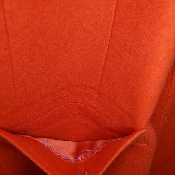 VTG Pendleton Blazer Suit Jacket Red Virgin Wool Lined Single Breasted Plus 14P - Picture 3 of 8